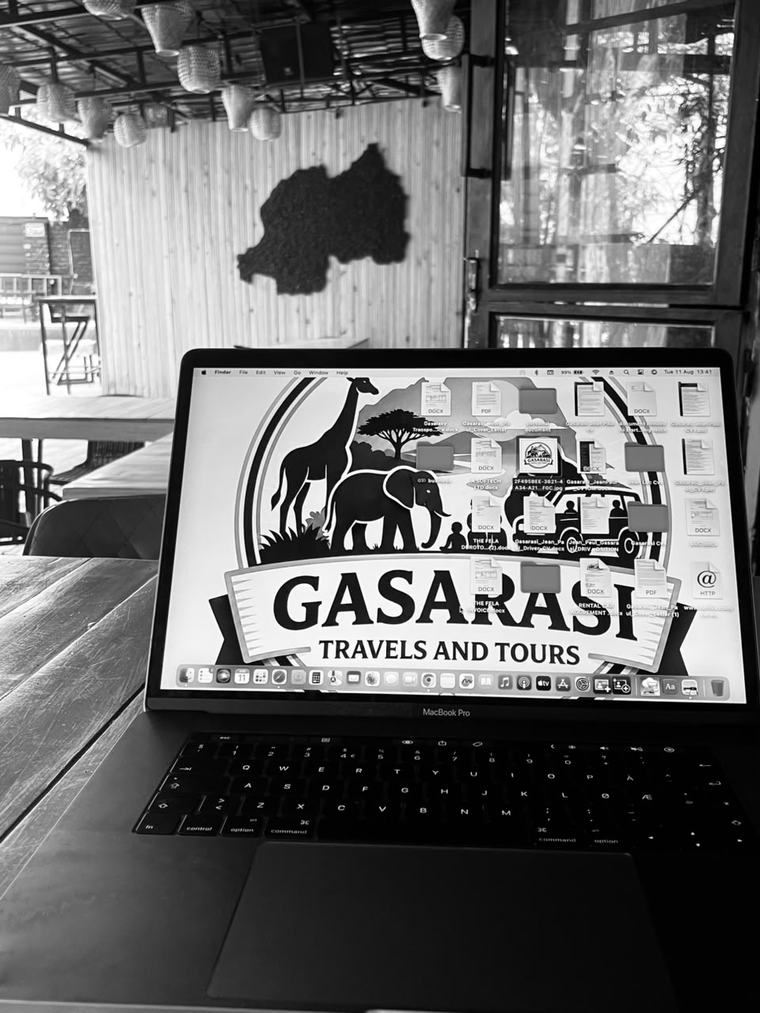 Gasarasi Travels and Tours planning desk in Kigali